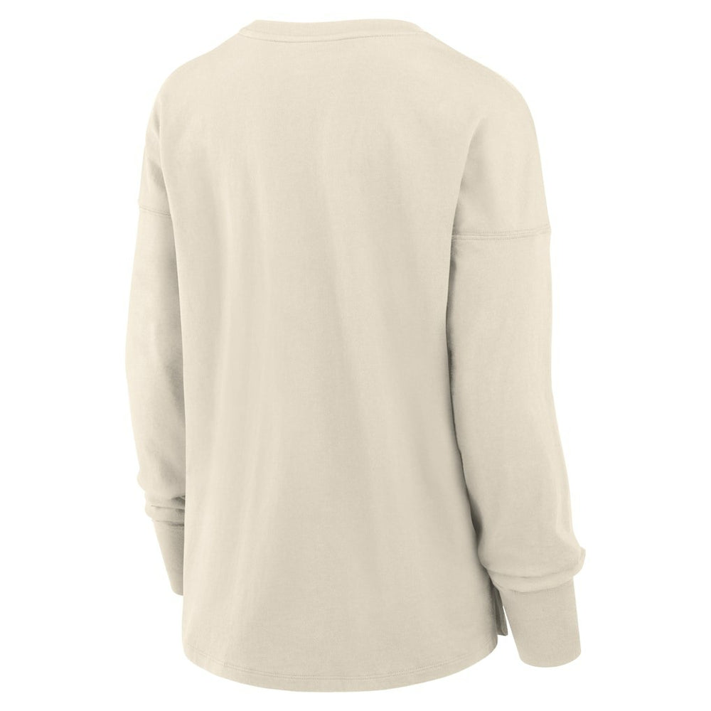 New England Patriots Women's Dove Legacy Long Sleeve T-Shirt Cream | Fanatics