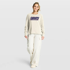 New York Giants Women's Dove Legacy Long Sleeve T-Shirt Cream | Fanatics