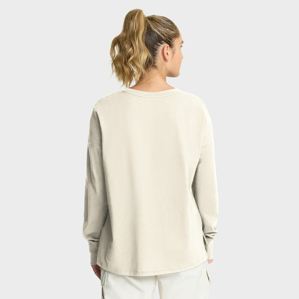 Tampa Bay Buccaneers Women's Dove Legacy Long Sleeve T-Shirt Cream | Fanatics