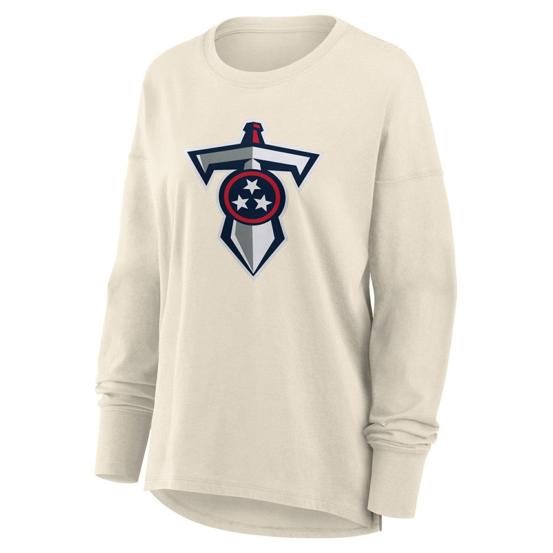 Tennessee Titans Women's Dove Legacy Long Sleeve T-Shirt Cream | Fanatics