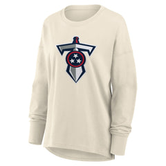 Tennessee Titans Women's Dove Legacy Long Sleeve T-Shirt Cream | Fanatics