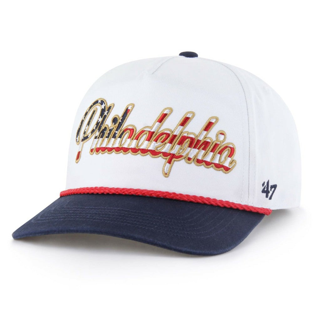 Philadelphia Phillies '47 Patriotic Overhand Hitch Adjustable Hat - MLB