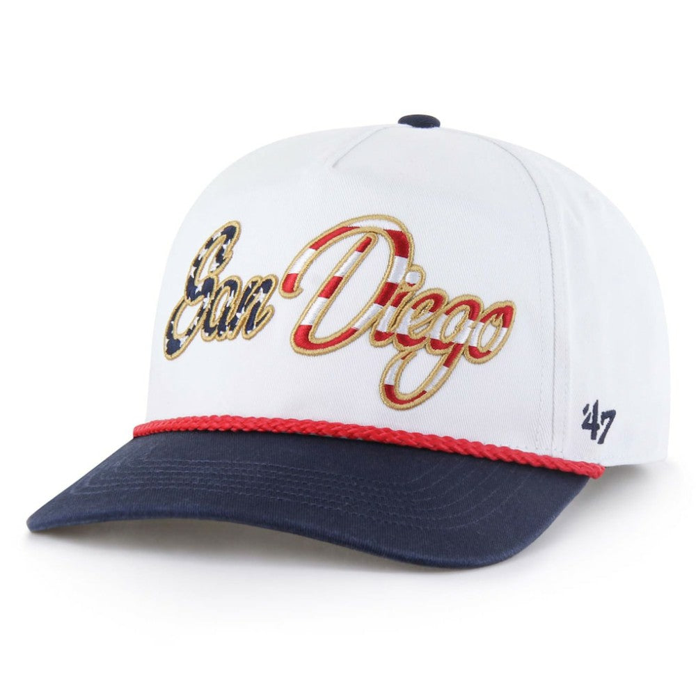 San Diego Padres '47 Patriotic Overhand Hitch Adjustable Hat - MLB