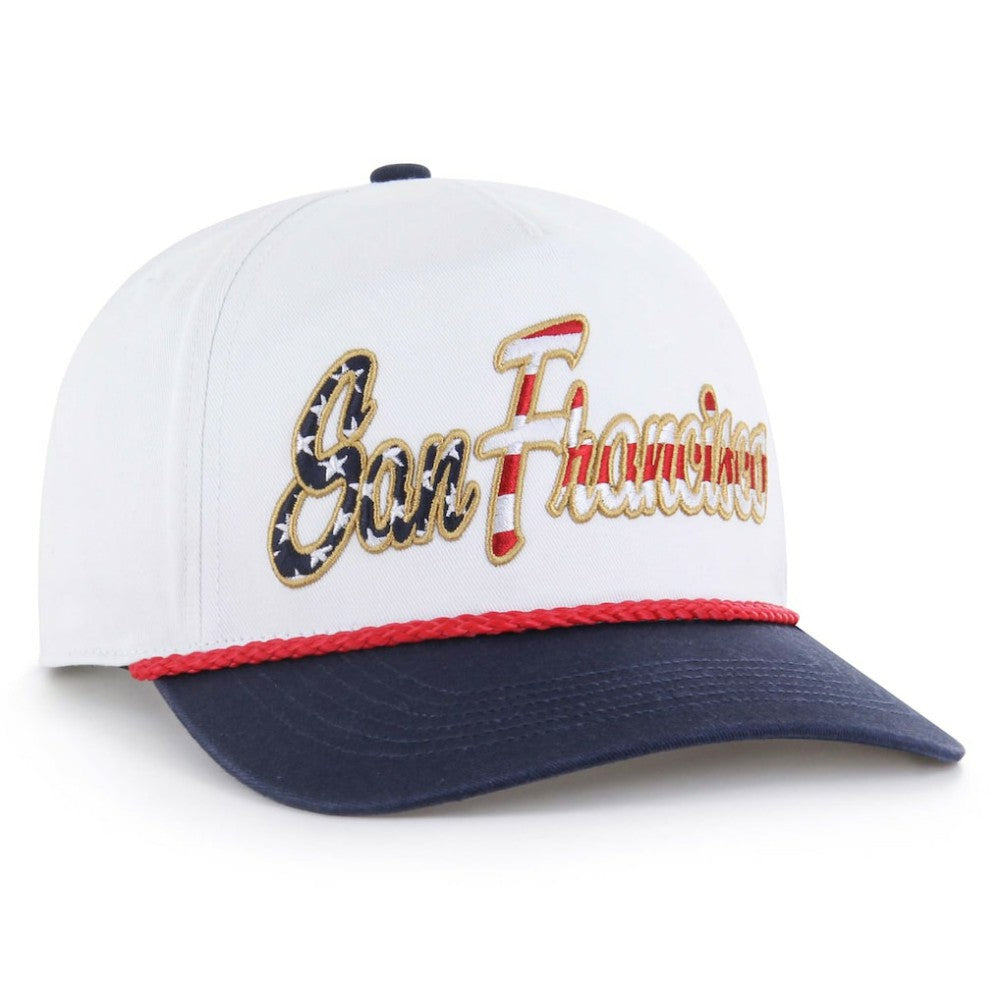 San Francisco Giants '47 Patriotic Overhand Hitch Adjustable Hat - MLB
