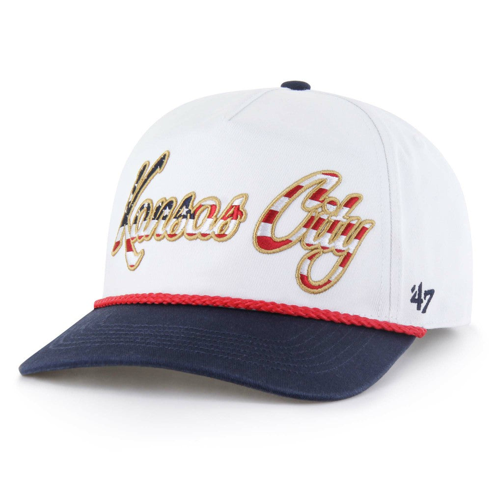 Kansas City Royals '47 Patriotic Overhand Hitch Adjustable Hat - MLB