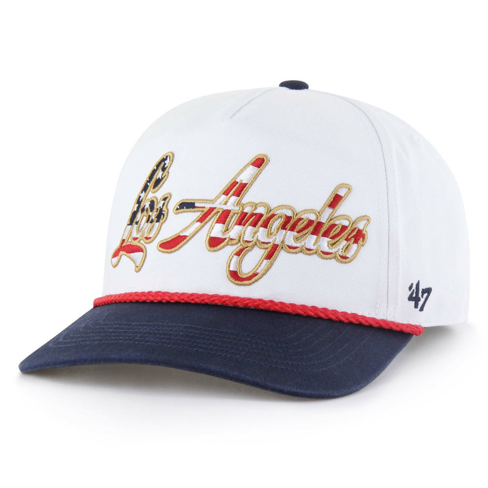Los Angeles Dodgers '47 Patriotic Overhand Hitch Adjustable Hat - MLB