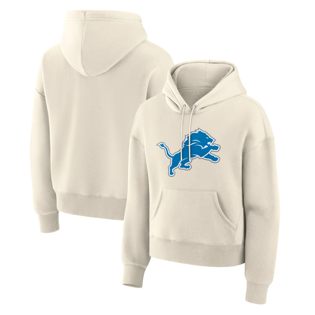 Detroit Lions Women's Dove Legacy Pullover Hoodie Cream | Fanatics