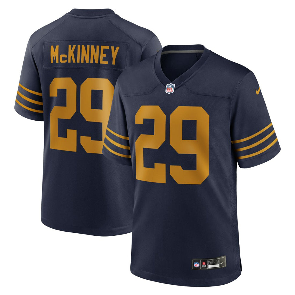 Xavier McKinney Green Bay Packers The 1923 Classic Game Jersey Navy | Nike for Sale
