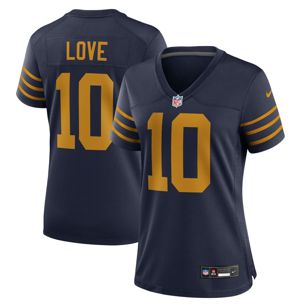 Jordan Love Green Bay Packers Women's The 1923 Classic Game Jersey Navy | Nike for Sale