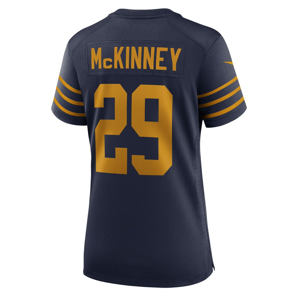 Xavier McKinney Green Bay Packers Women's The 1923 Classic Game Jersey Navy | Nike for Sale