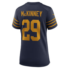 Xavier McKinney Green Bay Packers Women's The 1923 Classic Game Jersey Navy | Nike for Sale