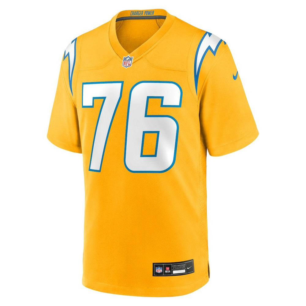 Joe Alt Los Angeles Chargers Alternate Charger Power Game Player Jersey Gold | Nike for Sale