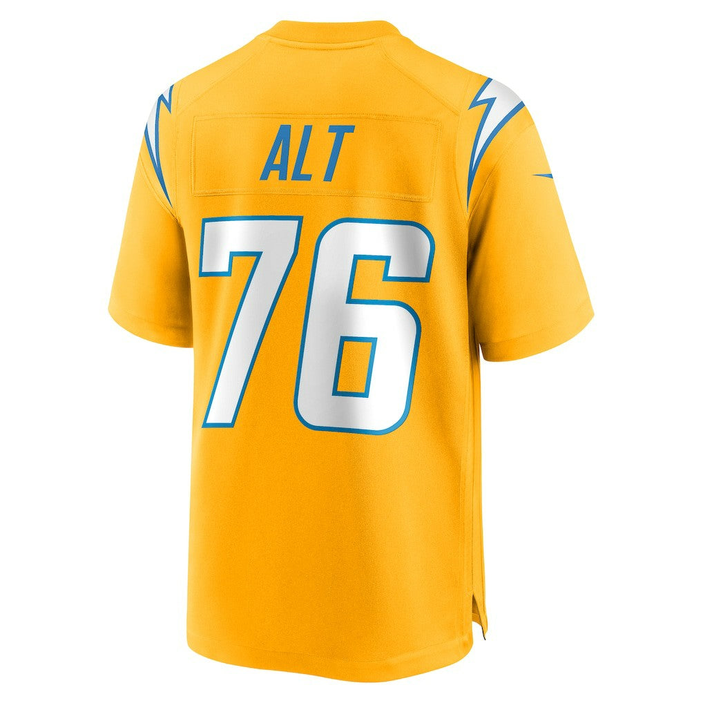 Joe Alt Los Angeles Chargers Alternate Charger Power Game Player Jersey Gold | Nike for Sale