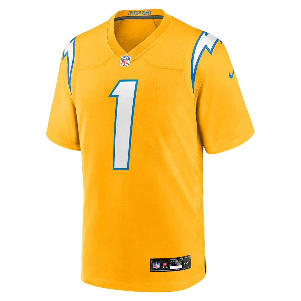Quentin Johnston Los Angeles Chargers Alternate Charger Power Game Player Jersey Gold | Nike for Sale