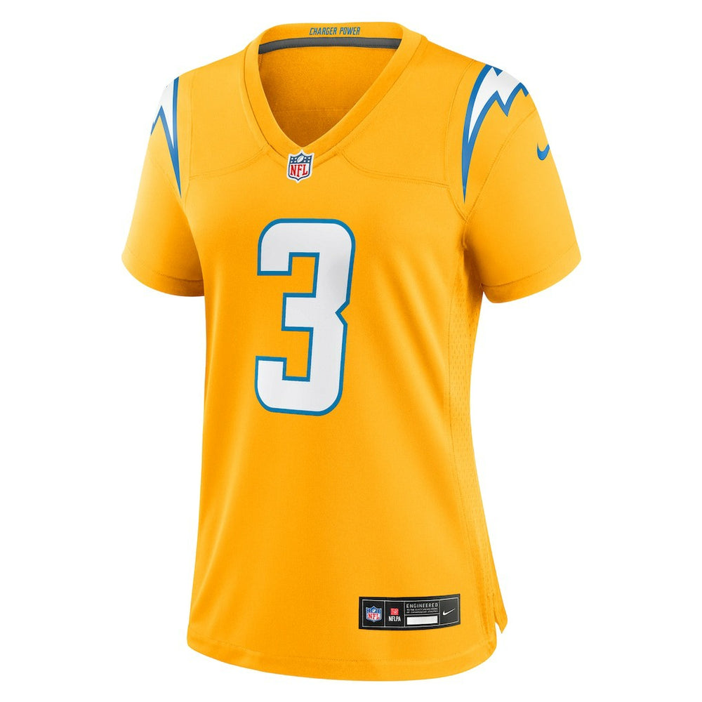 Derwin James Jr. Los Angeles Chargers Women's Alternate Charger Power Game Jersey Gold | Nike for Sale