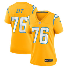 Joe Alt Los Angeles Chargers Women's Alternate Charger Power Game Jersey Gold | Nike for Sale