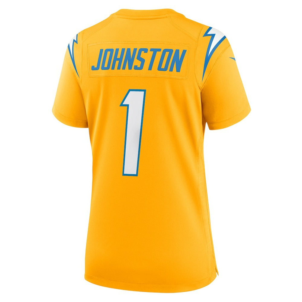 Quentin Johnston Los Angeles Chargers Women's Alternate Charger Power Game Jersey Gold | Nike for Sale