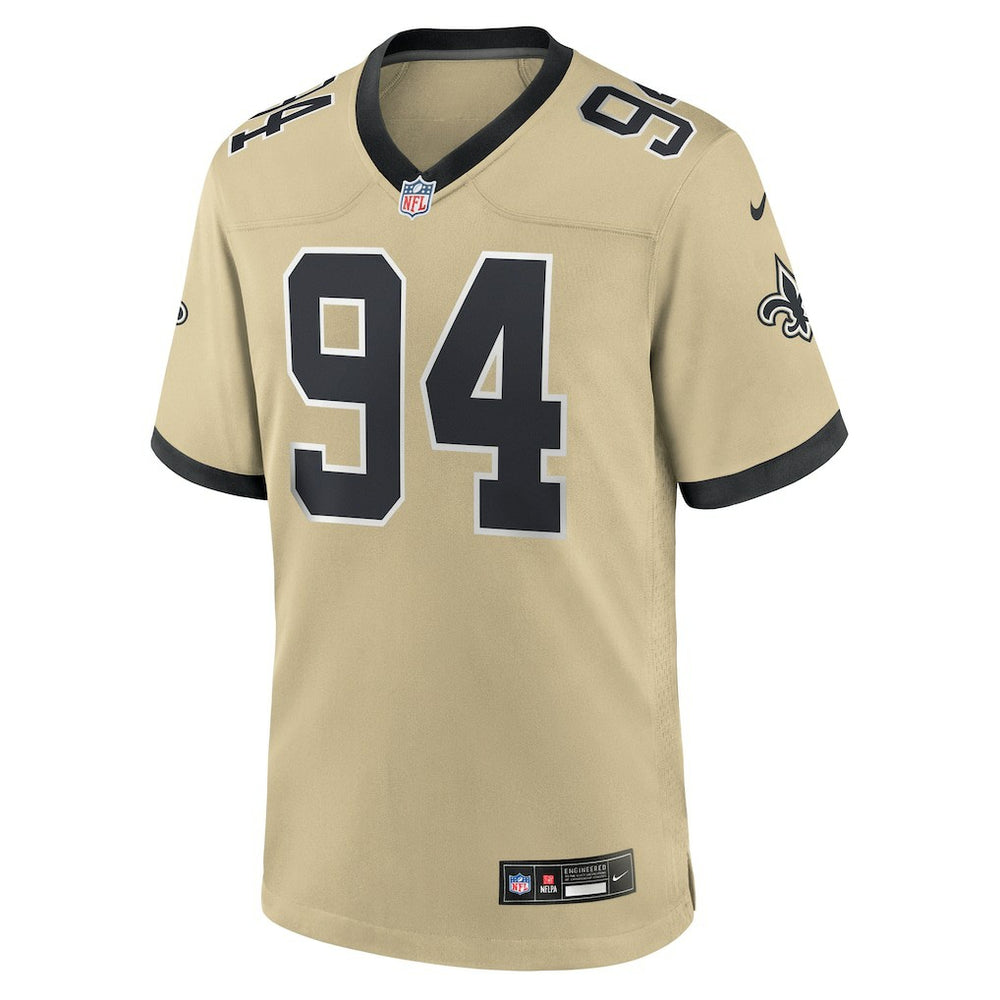 Cameron Jordan New Orleans Saints Gameday Golds Alternate Game Player Jersey Gold | Nike for Sale