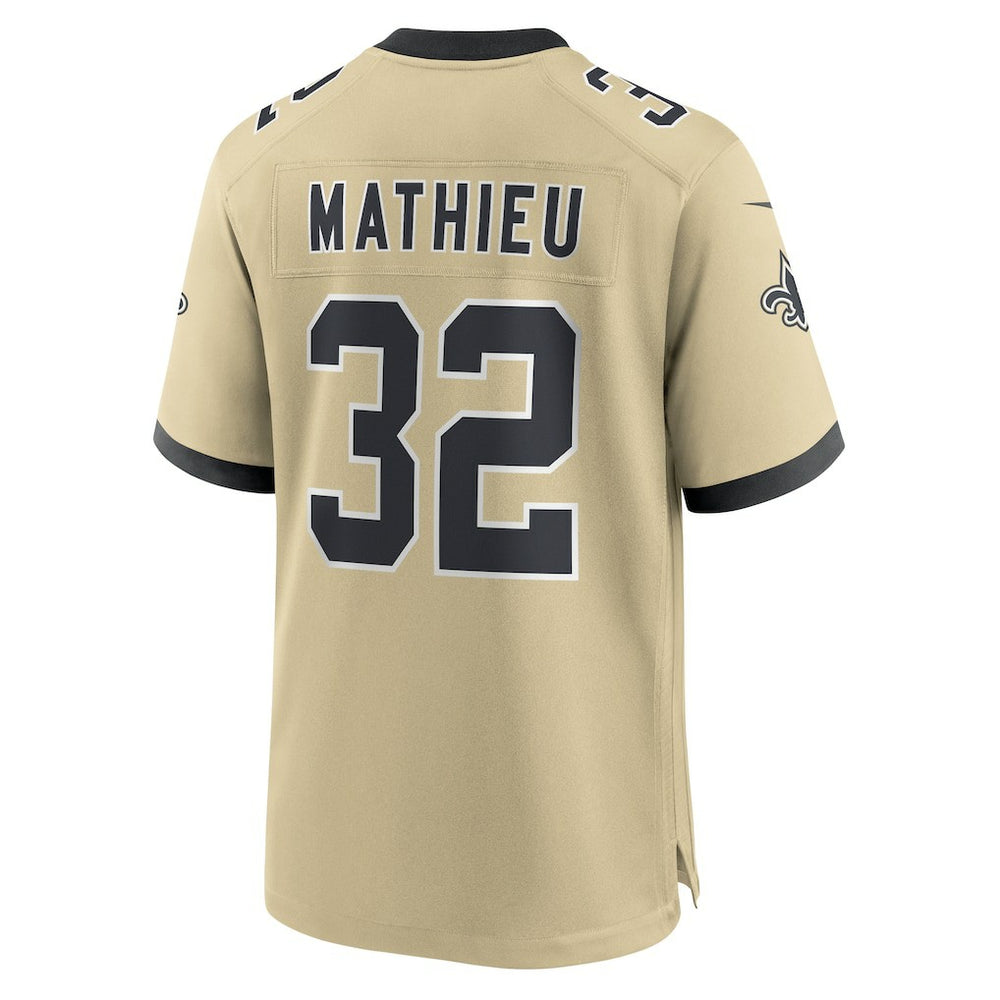 Tyrann Mathieu New Orleans Saints Gameday Golds Alternate Game Player Jersey Gold | Nike for Sale