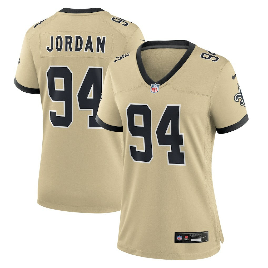 Cameron Jordan New Orleans Saints Women's Gameday Golds Alternate Game Player Jersey Gold | Nike for Sale