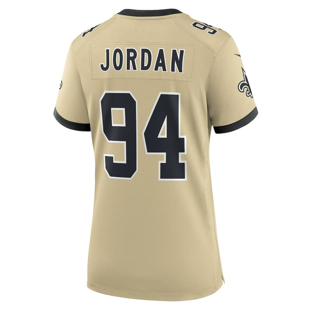 Cameron Jordan New Orleans Saints Women's Gameday Golds Alternate Game Player Jersey Gold | Nike for Sale