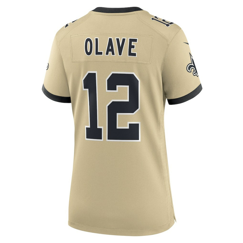 Chris Olave New Orleans Saints Women's Gameday Golds Alternate Game Player Jersey Gold | Nike for Sale