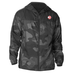 Atlanta Hawks Camo Flash Challenger Windbreaker Full-Zip Jacket Black - NBA
