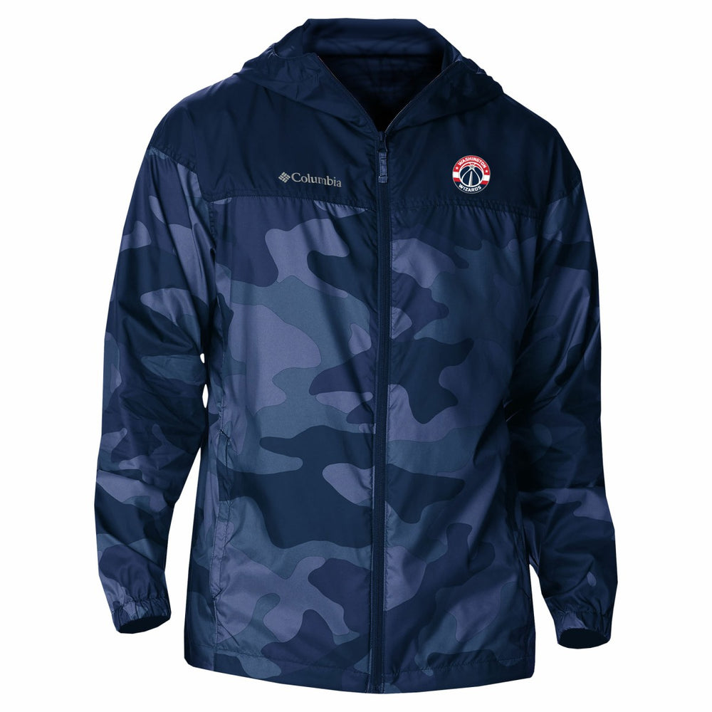 Washington Wizards Camo Flash Challenger Windbreaker Full-Zip Jacket Navy - NBA