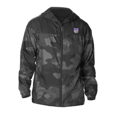 Sacramento Kings Camo Flash Challenger Windbreaker Full-Zip Jacket Black - NBA