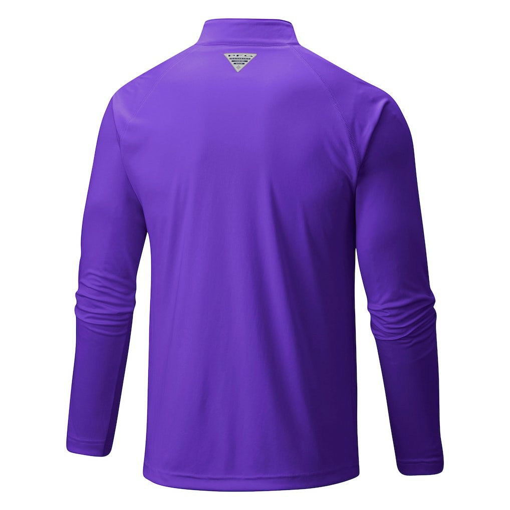 Charlotte Hornets Terminal Tackle Raglan Omni-Shade Quarter-Zip Jacket Purple - NBA