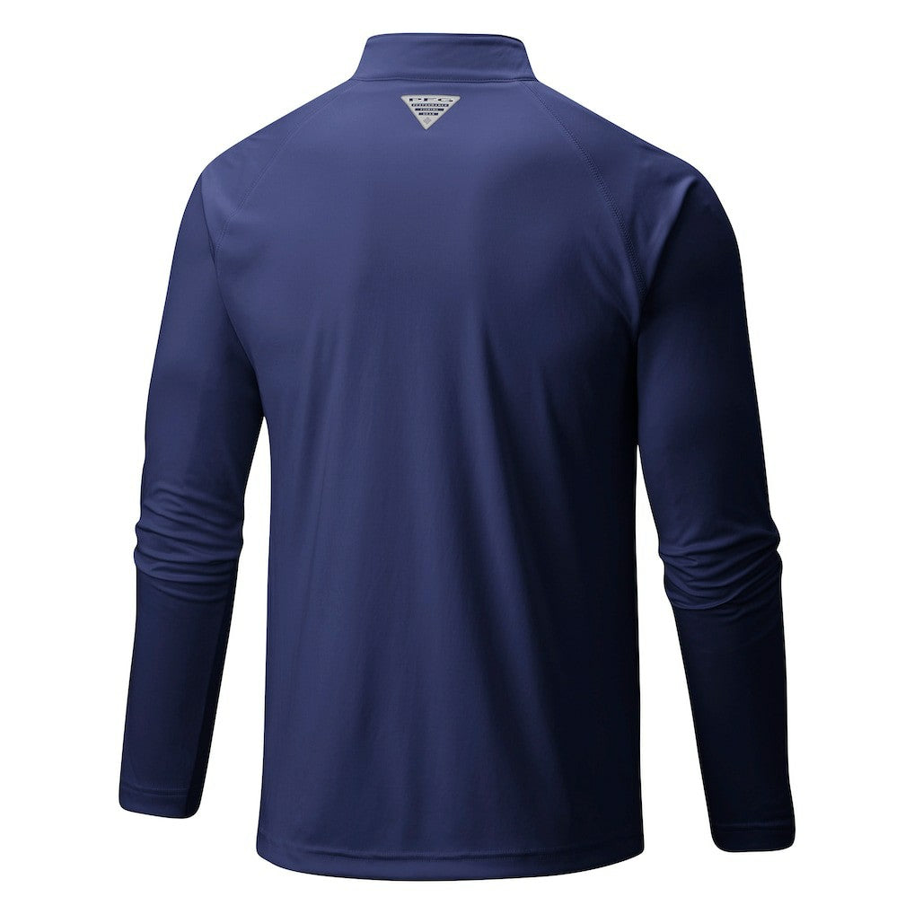Denver Nuggets Terminal Tackle Raglan Omni-Shade Quarter-Zip Jacket Navy - NBA