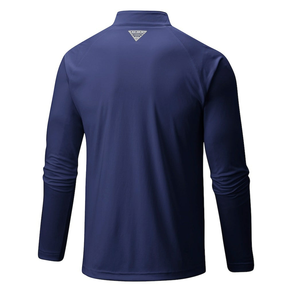 Denver Nuggets Terminal Tackle Raglan Omni-Shade Quarter-Zip Jacket Navy - NBA