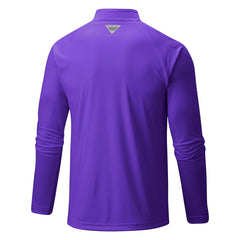 Sacramento Kings Terminal Tackle Raglan Omni-Shade Quarter-Zip Jacket Purple - NBA