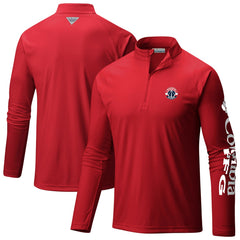 Washington Wizards Terminal Tackle Raglan Omni-Shade Quarter-Zip Jacket Red - NBA