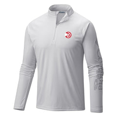 Atlanta Hawks Terminal Tackle Raglan Omni-Shade Quarter-Zip Jacket White - NBA