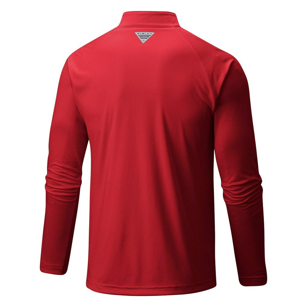 Chicago Bulls Terminal Tackle Raglan Omni-Shade Quarter-Zip Jacket Red - NBA