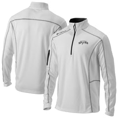 San Antonio Spurs Omni-Wick Shotgun Quarter-Zip Pullover White - NBA