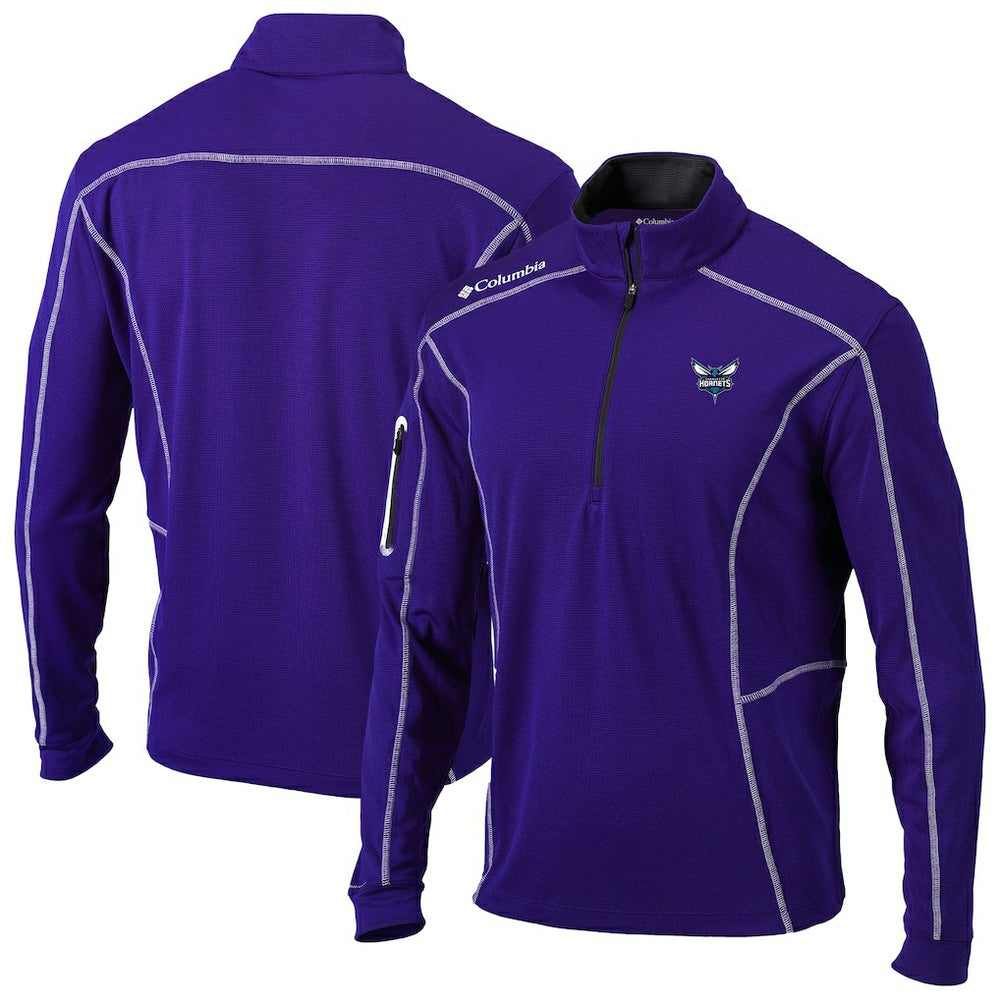 Charlotte Hornets Omni-Wick Shotgun Quarter-Zip Pullover Purple - NBA