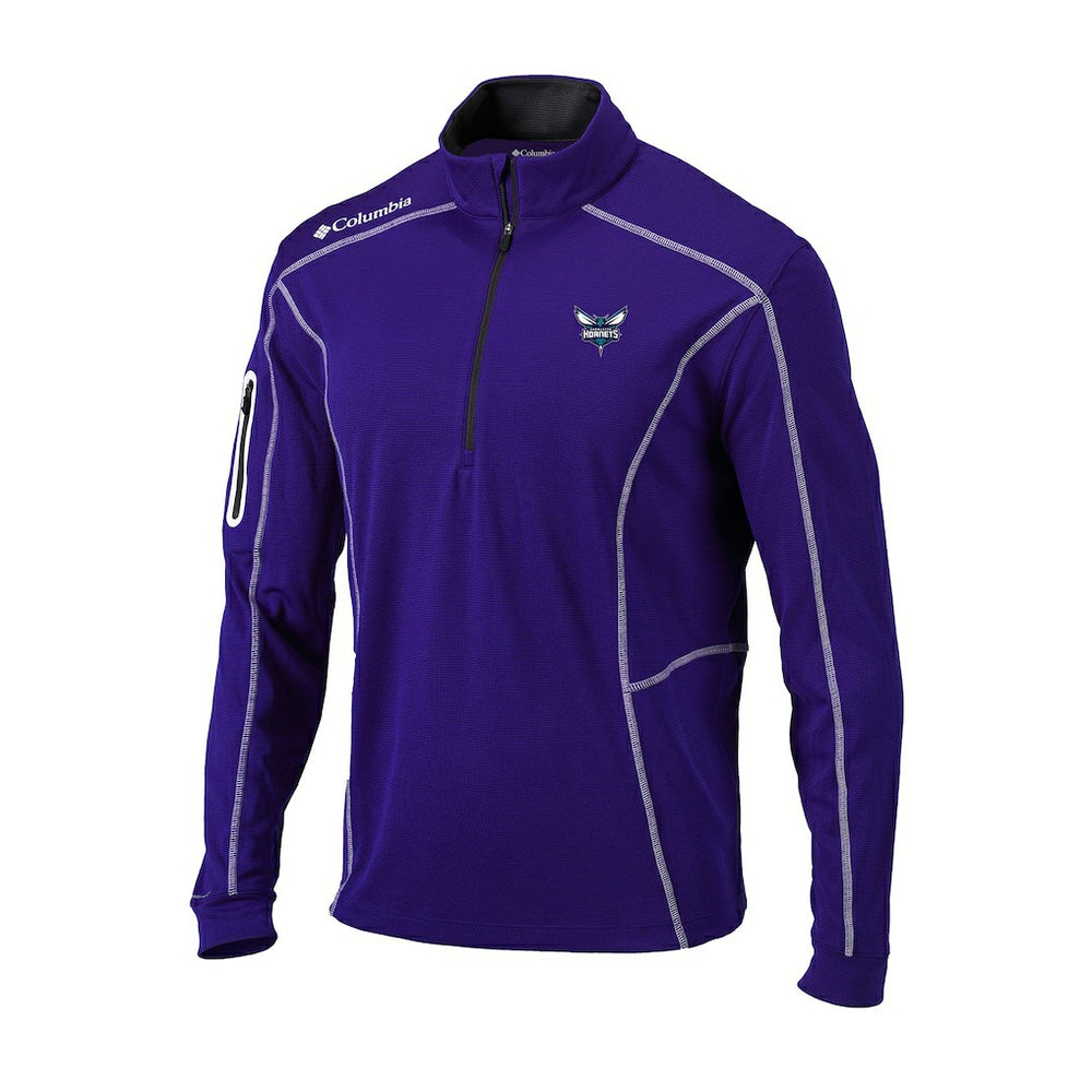 Charlotte Hornets Omni-Wick Shotgun Quarter-Zip Pullover Purple - NBA