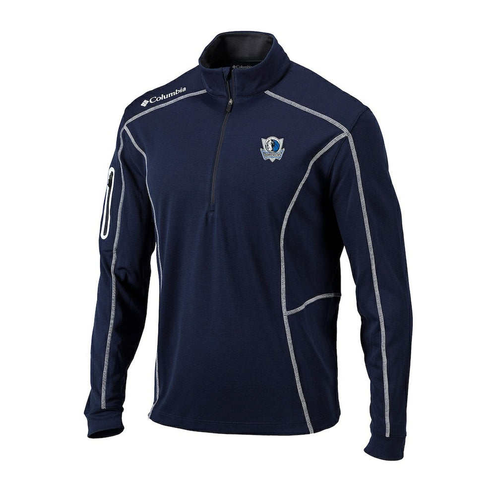 Dallas Mavericks Omni-Wick Shotgun Quarter-Zip Pullover Navy - NBA
