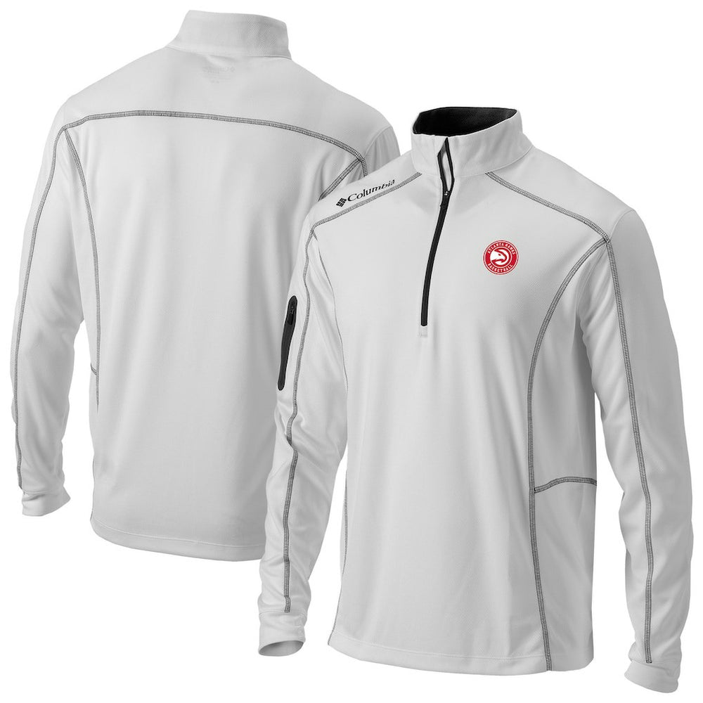 Atlanta Hawks Omni-Wick Shotgun Quarter-Zip Pullover White - NBA