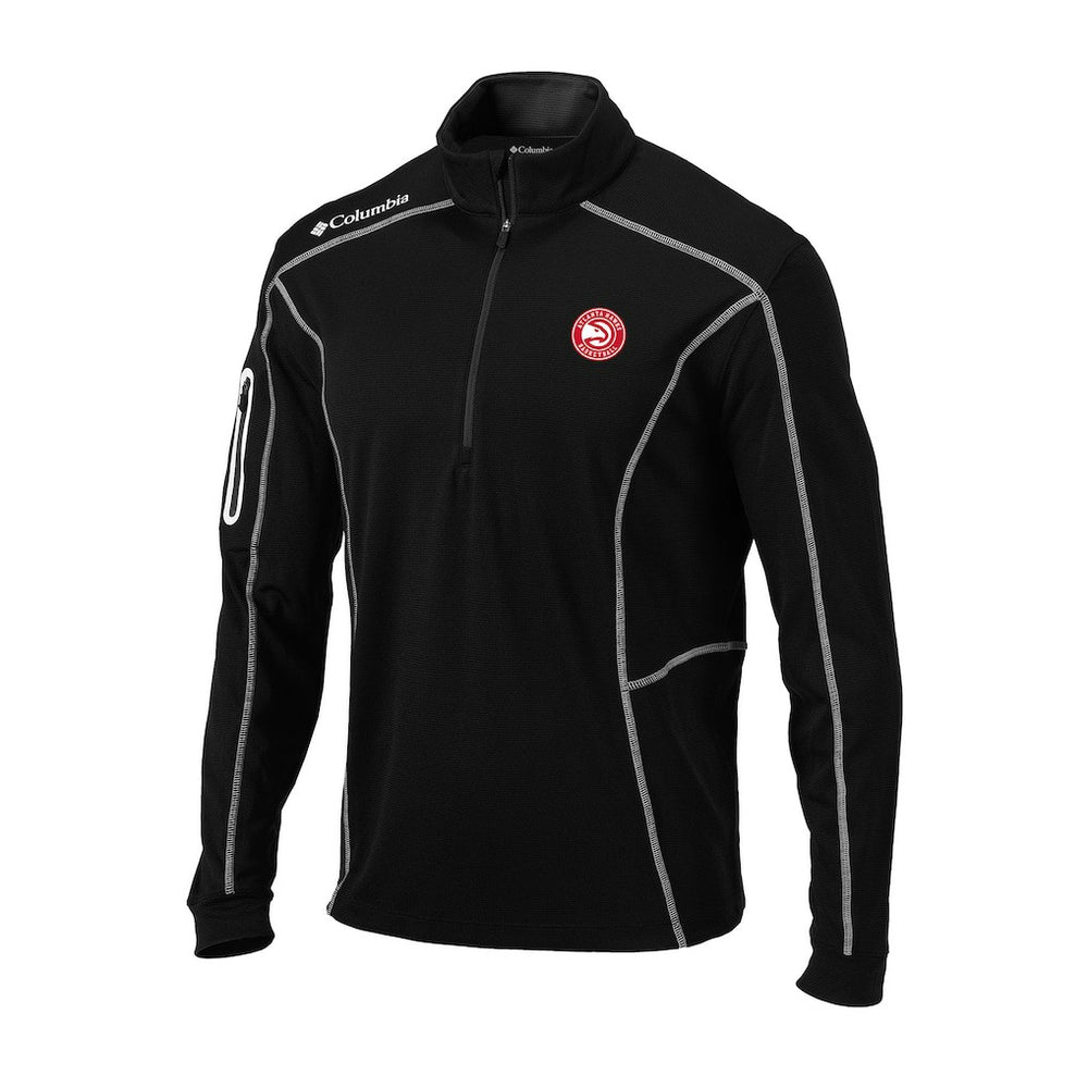 Atlanta Hawks Omni-Wick Shotgun Quarter-Zip Pullover Black - NBA