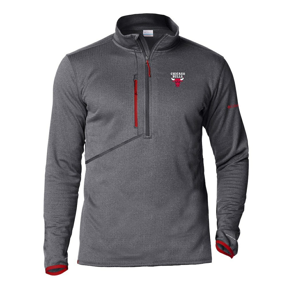 Chicago Bulls Park View Half-Zip Top Gray - NBA