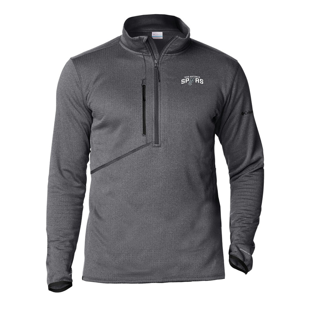 San Antonio Spurs Park View Half-Zip Top Gray - NBA