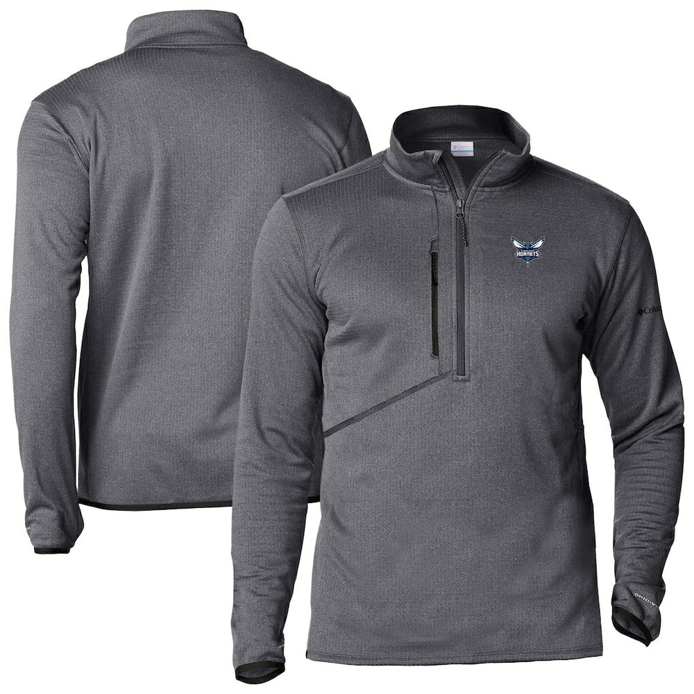 Charlotte Hornets Park View Half-Zip Top Gray - NBA