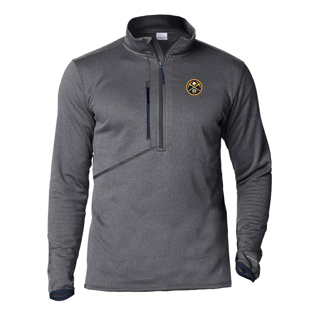 Denver Nuggets Park View Half-Zip Top Gray - NBA