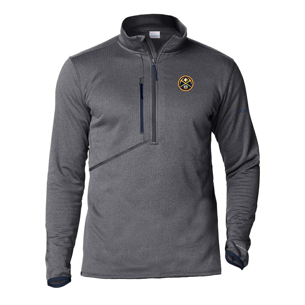 Denver Nuggets Park View Half-Zip Top Gray - NBA