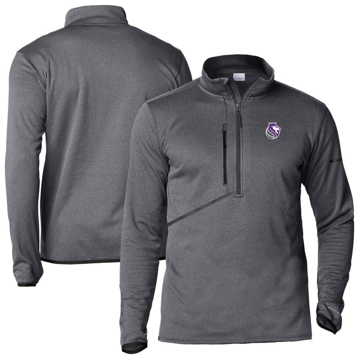 Sacramento Kings Park View Half-Zip Top Gray - NBA