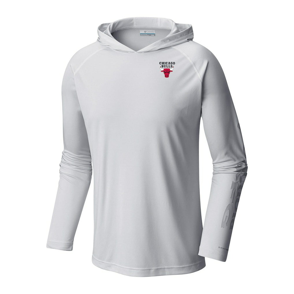 Chicago Bulls Terminal Tackle Long Sleeve Hoodie T-Shirt White - NBA