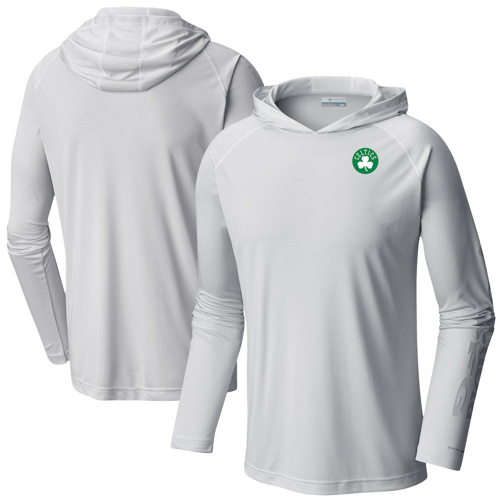 Boston Celtics Terminal Tackle Long Sleeve Hoodie T-Shirt White - NBA